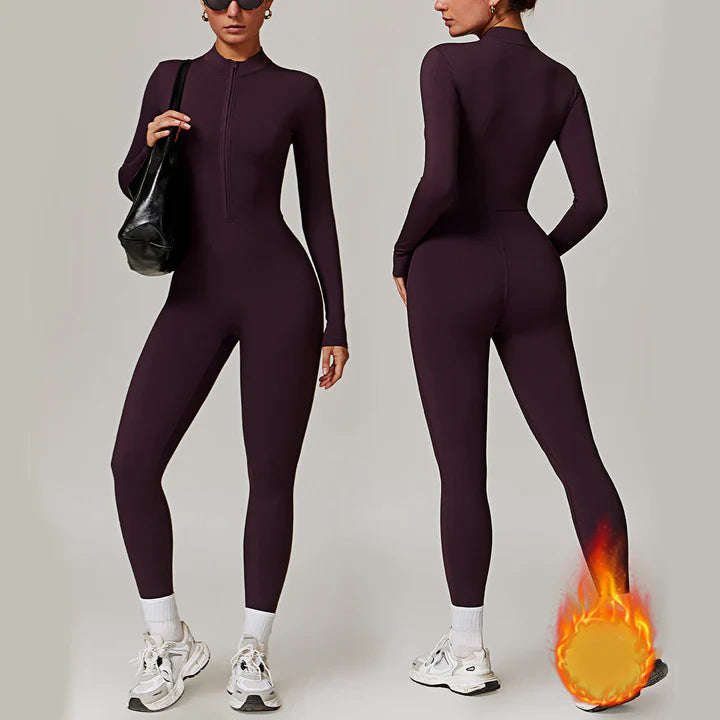 Viraler Fleece-Jumpsuit
