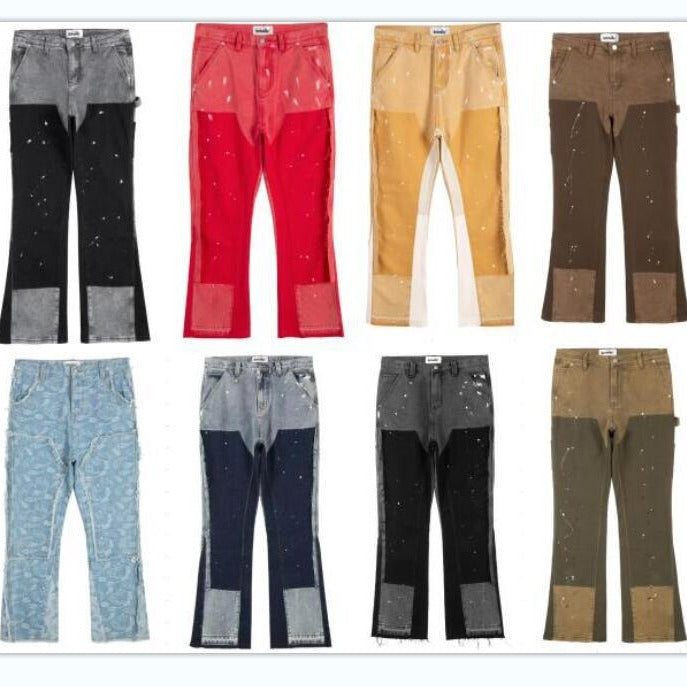 PAINT DENIM PANTS