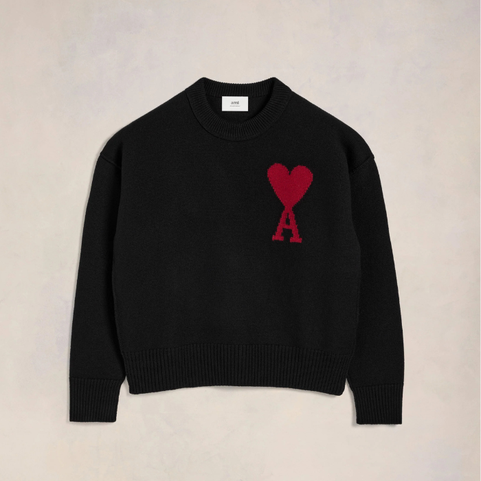 ZAMGO  Pullover mit gesticktem A-HERZ